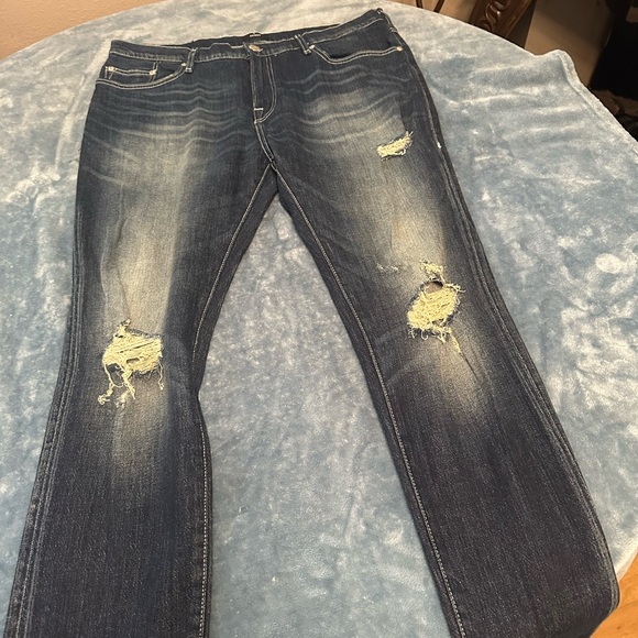 True Religion Blue Skinny Distressed Jeans new without tags